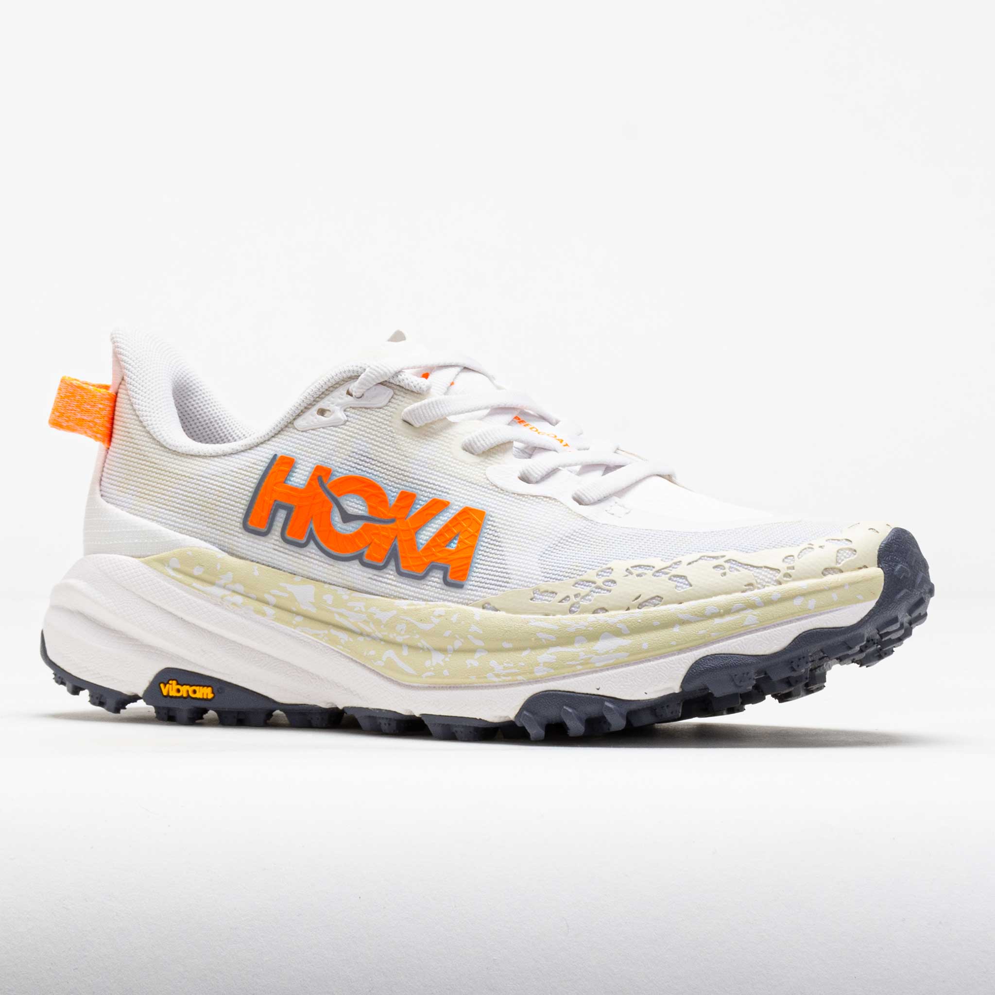 Speedgoat 6 Men's White/Neon Tangerine