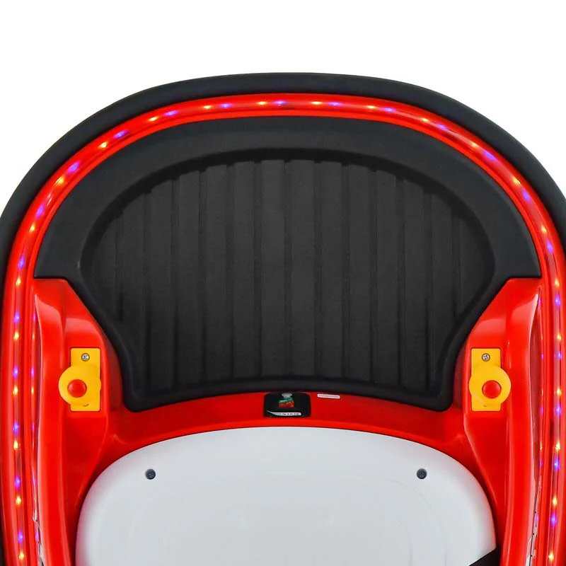 12V Toddler Bumping Car Battery Powered Baby Ride On Bumper Car With Dual Joysticks Flashing Led Light Amp 360 Degree Spin