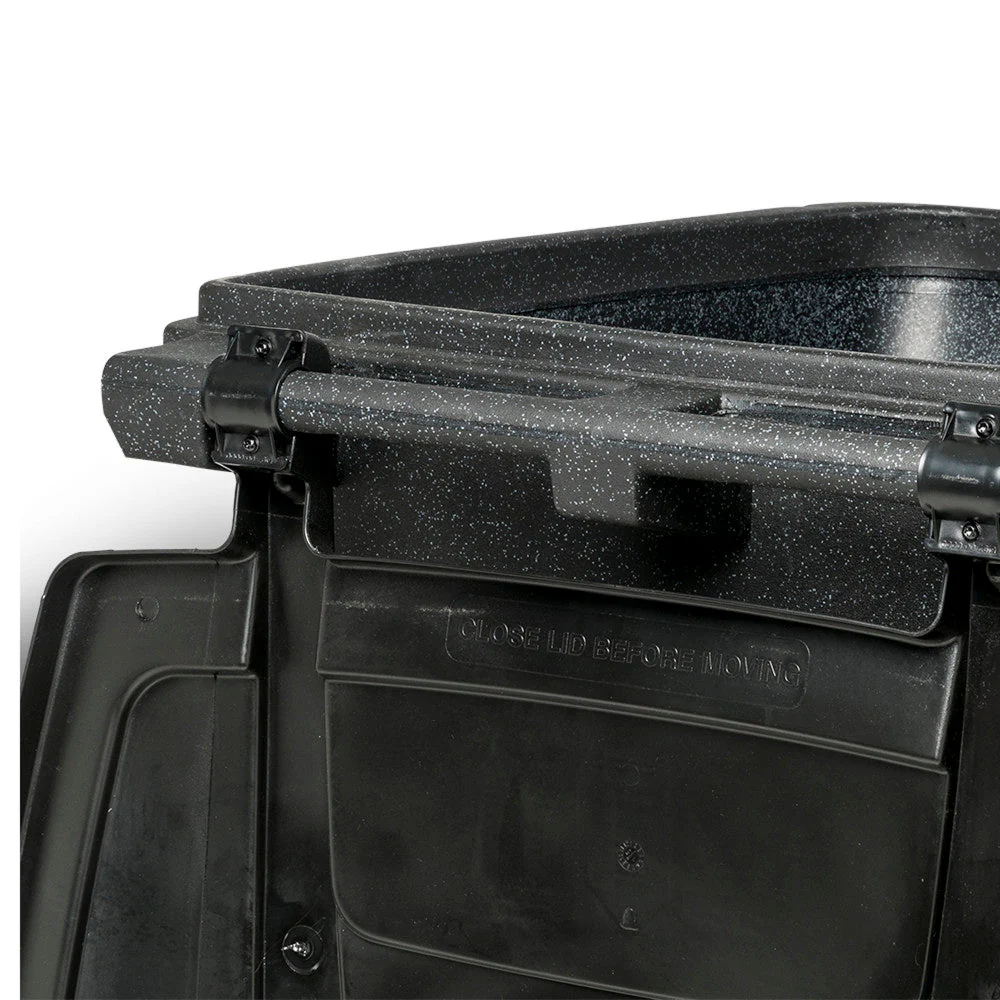 Toter 96 Gallon Trash Can with Smooth Wheels and Lid ;