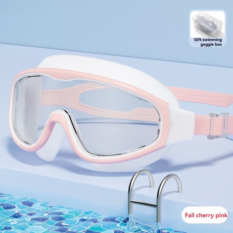 Large-Frame Swim Goggles - Anti-Fog HD For Men & Women