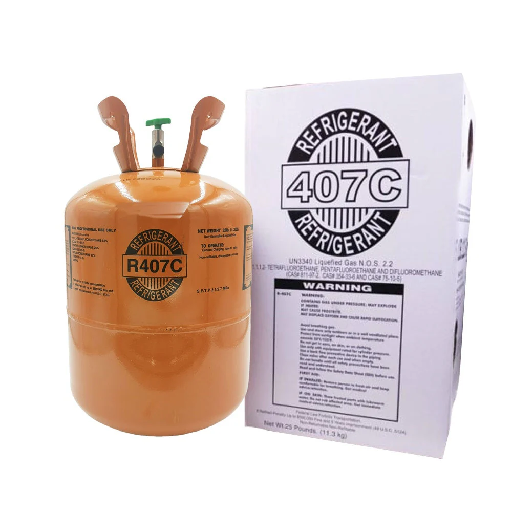25LB R407C R-407C Freon Refrigerant Gas